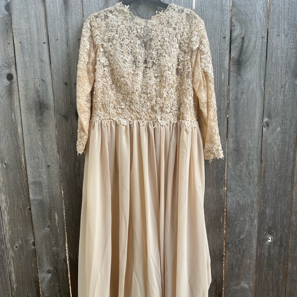 Long Maxi Beaded Formal Dress